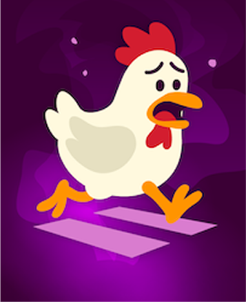 Chicken Cross game illustration