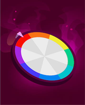 Wheel game illustration
